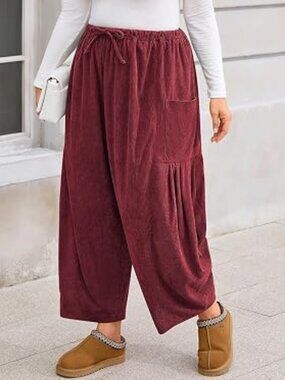 TARSE Women's Corduroy Pants (L) 12-14